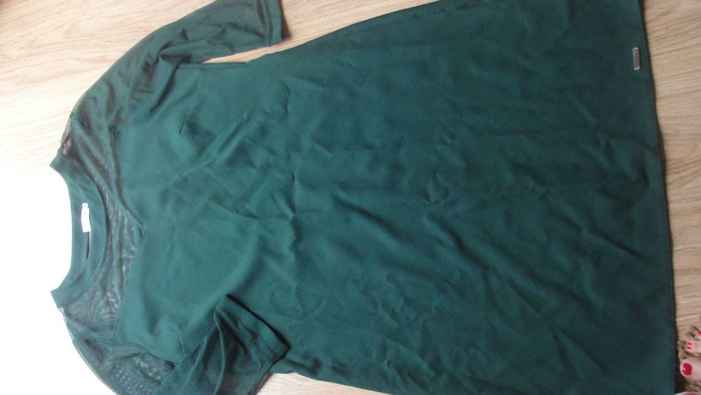 sukienka zielen butelkowa