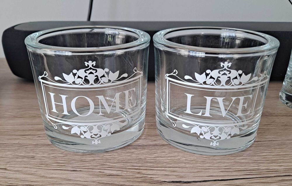 Świeczniki dwa 9x8cm