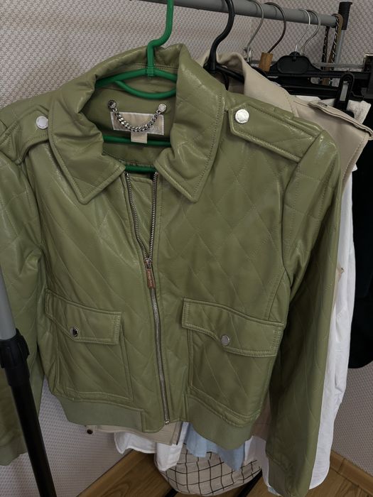 Шкіряний бомбер Michael Kors