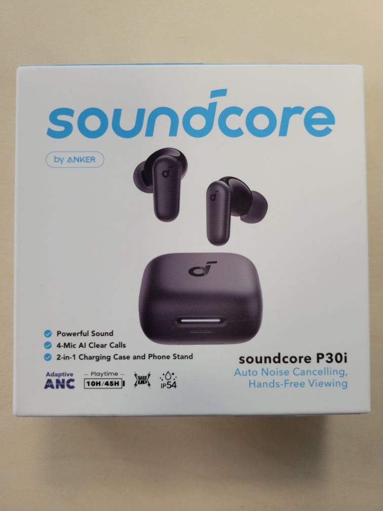 Новинка TWS навушники Anker SoundCore P30i P40i