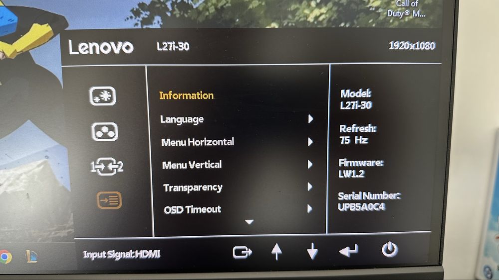 Monitor Lenovo L27i-30