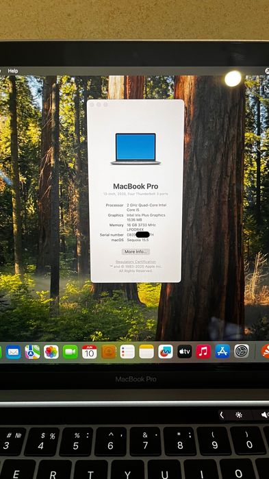 MacBook Pro 13-inch, 2020 i5\16\512GB Space Gray
