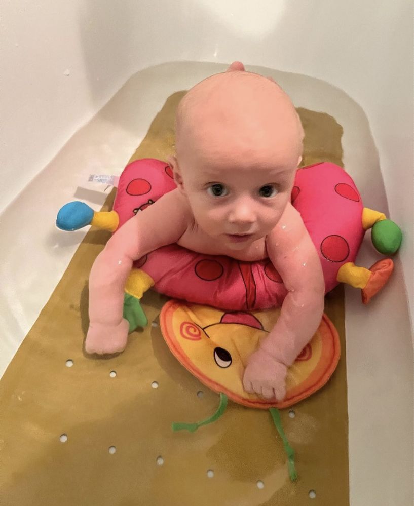 Антиковзаючий килимок в ванну, килимок для купання дітей