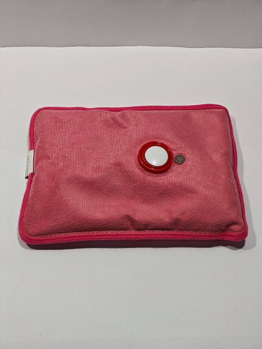 Poduszka Elektryczna Termofor Grzewczy Różowa W Serduszka 25X17 Cm