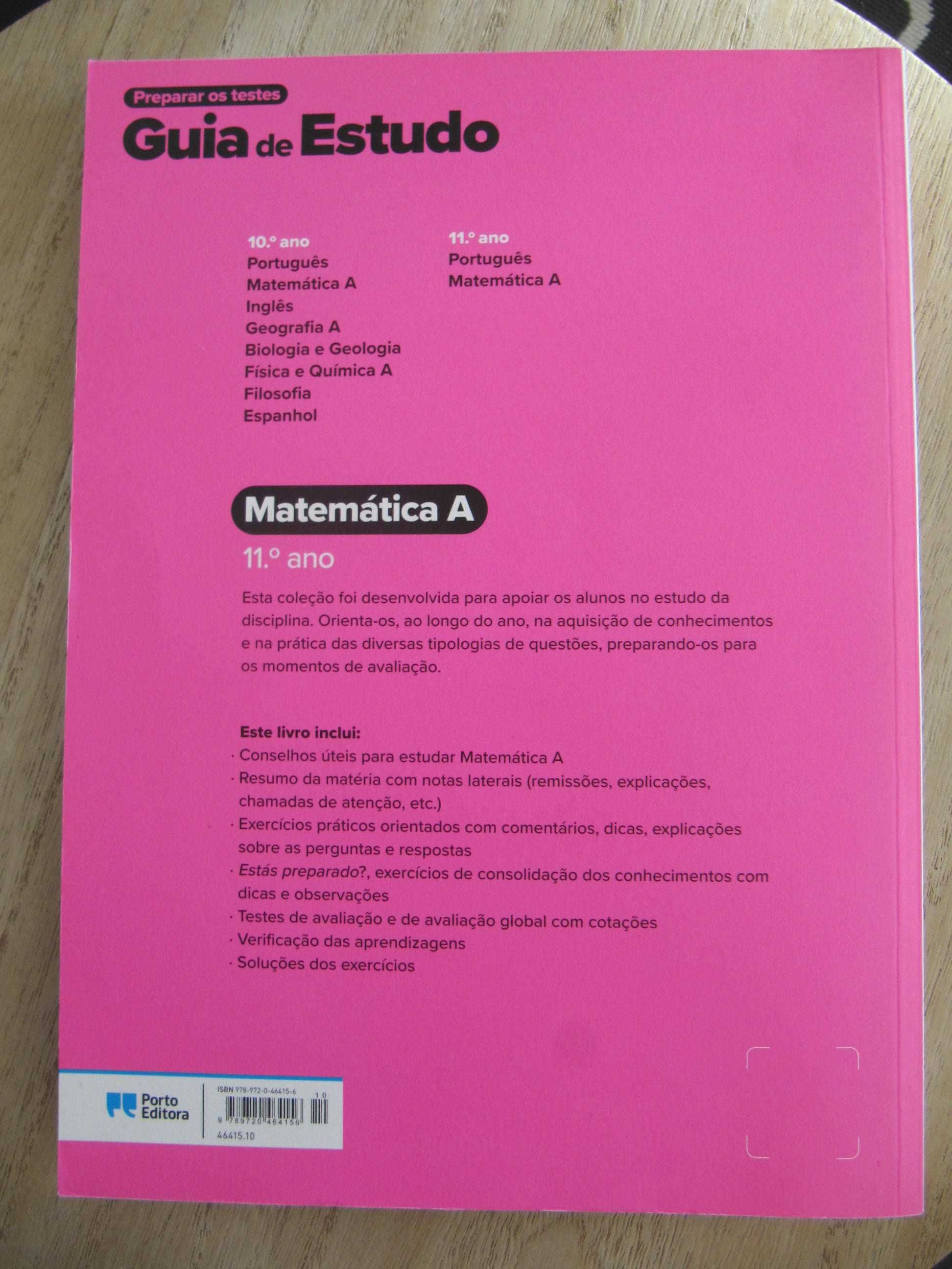 Guia de Estudo de preparação para testes Matemática A