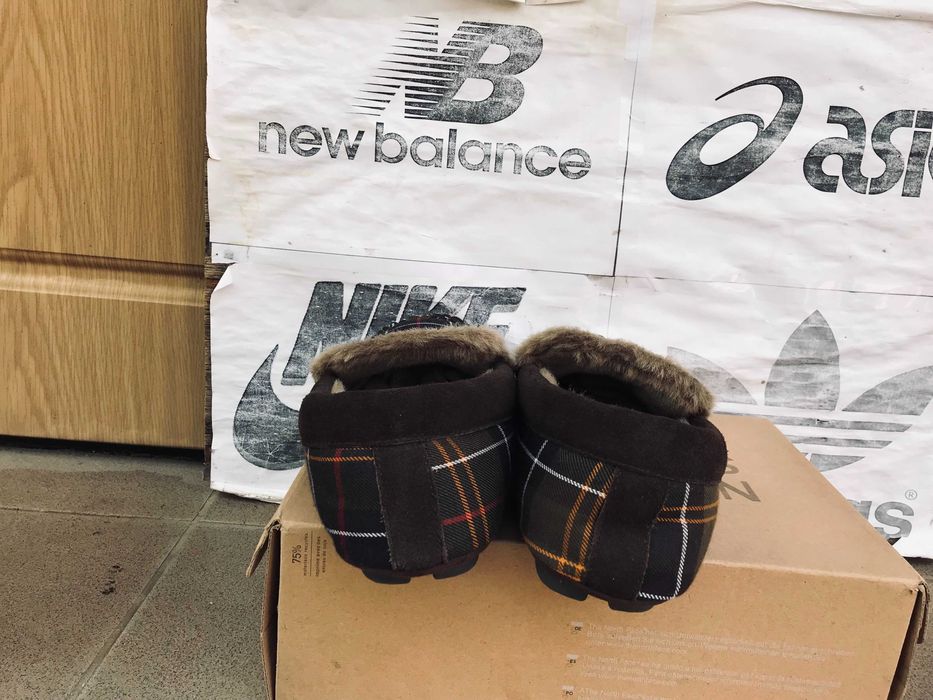 Тапочки на меху Barbour Monty Classic лоферы