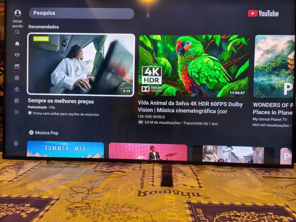 Smart TV Samsung UE50TU7005K impecável