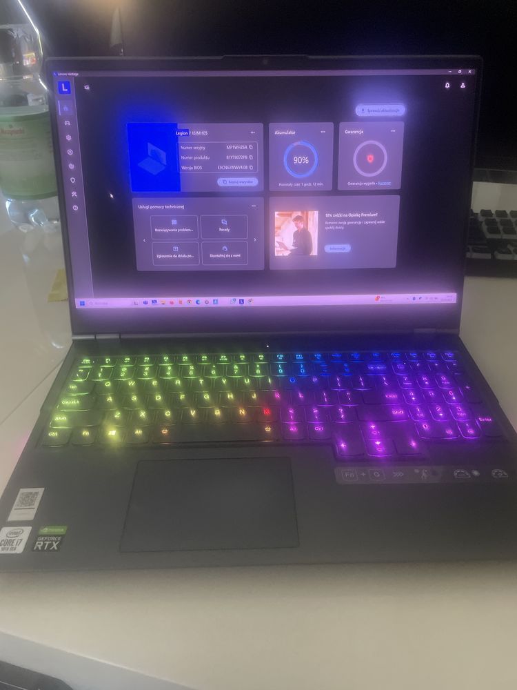 Laptop lenovo legion 7 15IMH05