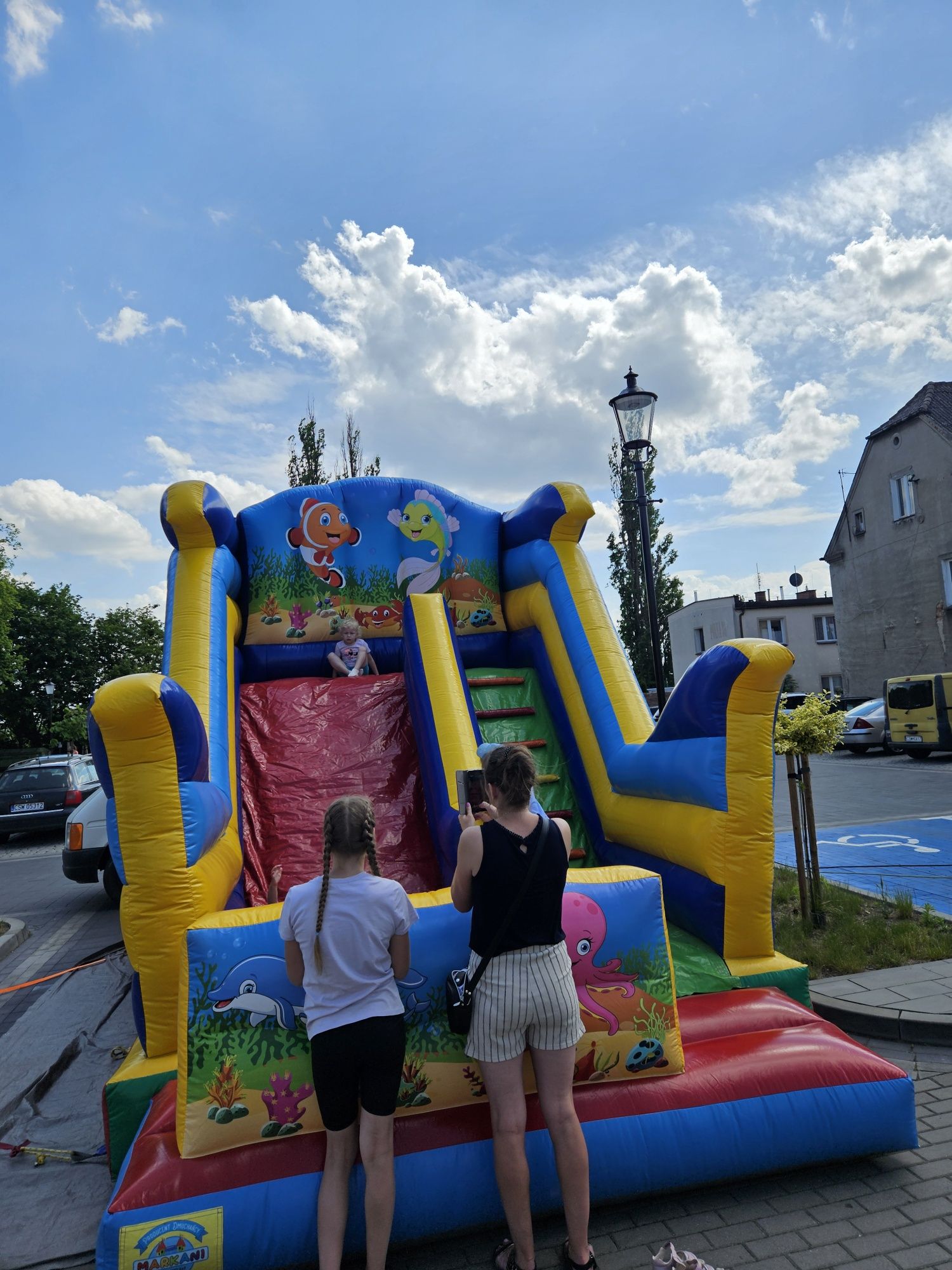 Dmuchańce zamki zjeżdżalnie eurobungee popcorn wata  basen piana party