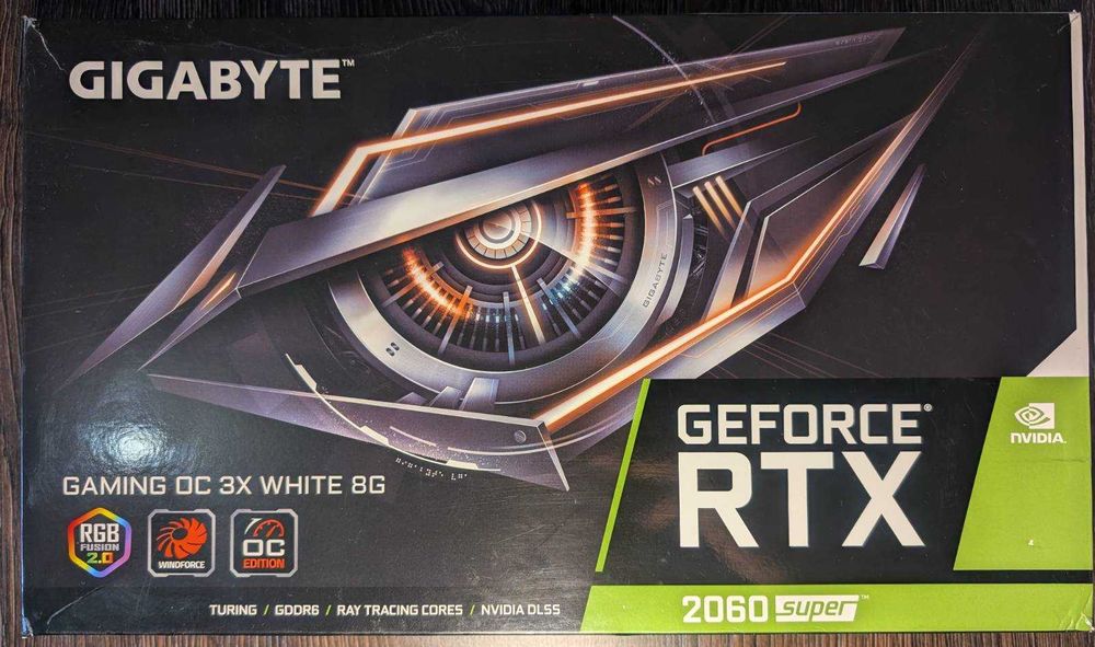 Видеокарта GIGABYTE GeForce RTX 2060 SUPER gaming OC 3X WHITE 8G