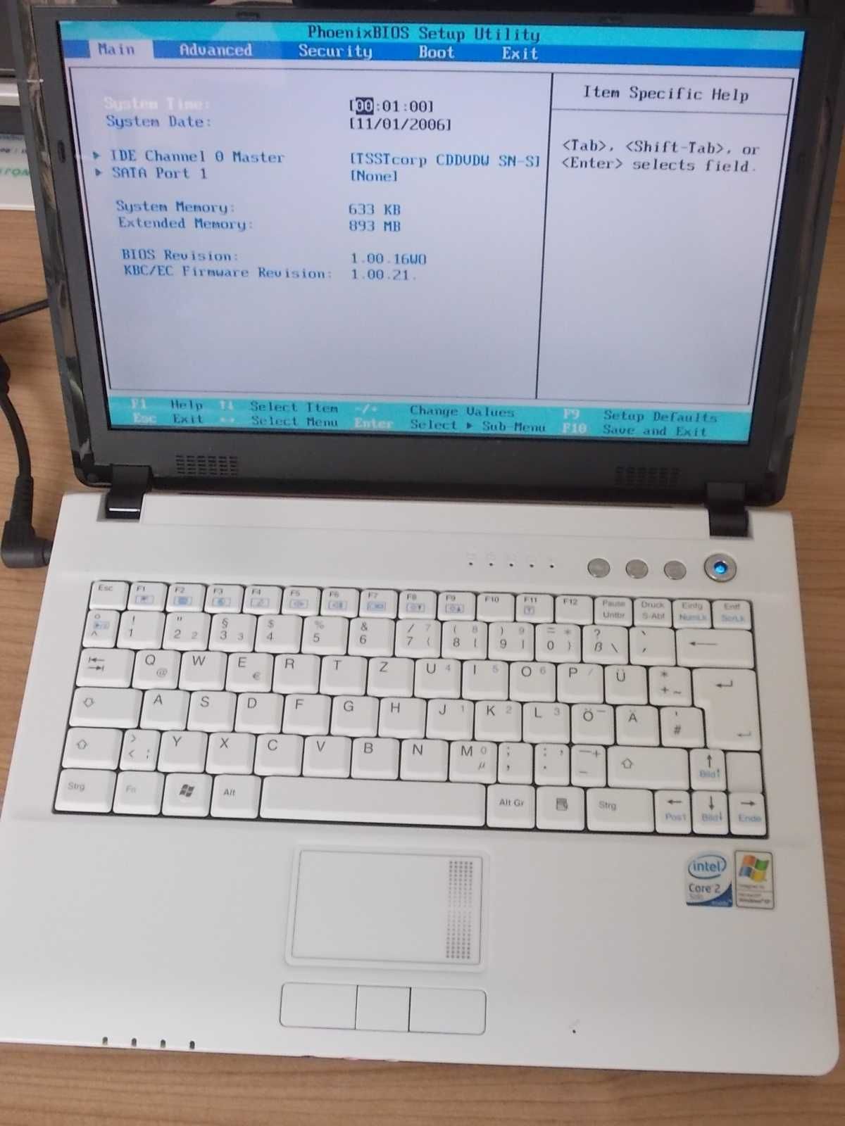 Laptop Terra mobile Core 2 Duo T5800