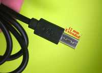 Мікро USB кабель з подовженим штекером micro USB 12мм extendet tipe