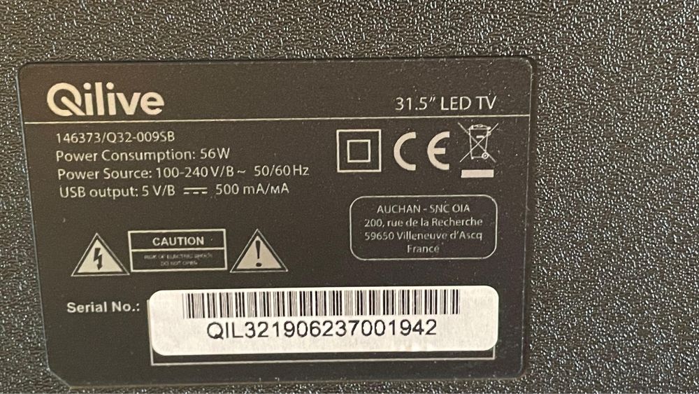 Tv Qilive 31,5”
