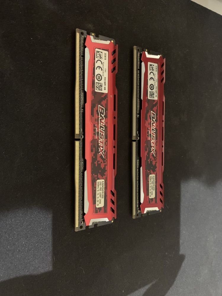 Memoria ram 8 gb 4x2gb ballistix