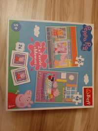 Swinka peppa 2x puzzle + gra