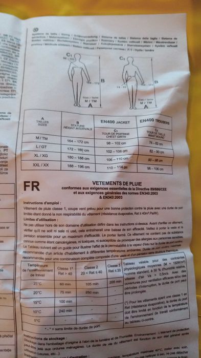 Дождевик костюм, походная спецодежда, новый в упаковке