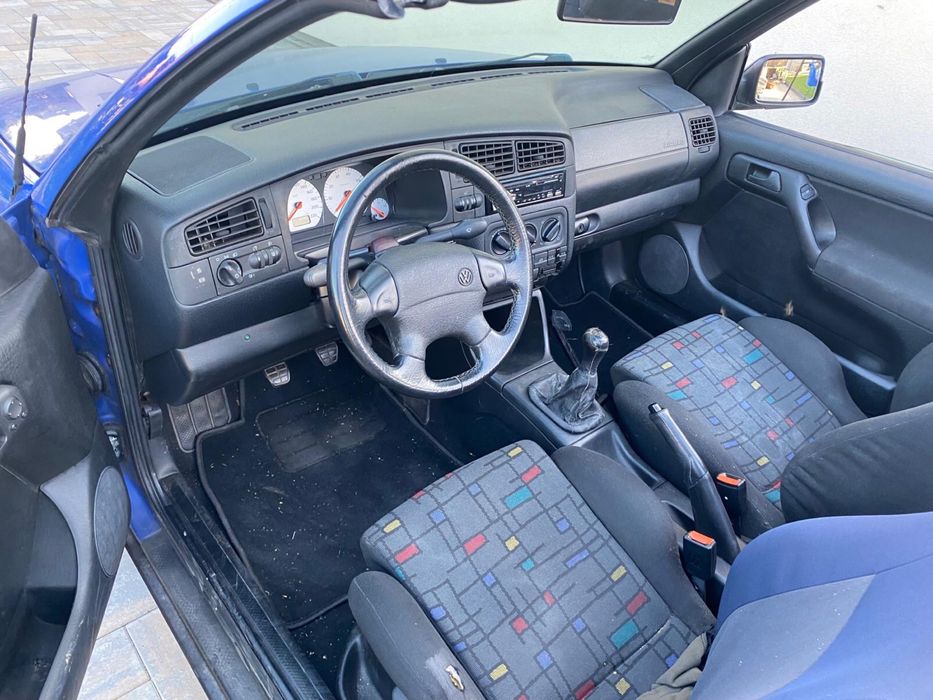 VW Golf III 1.6 benzyna 1997r. Karman Cabrio z Niemiec Alufelgi