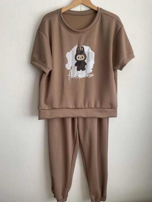 Dres komplet damski masełko labubu oversize kolory