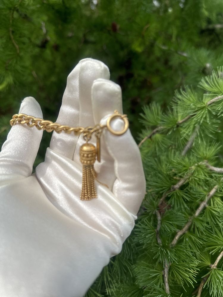 Браслет з китичкою від Rachel Zoe,Tassels,14 K позолота