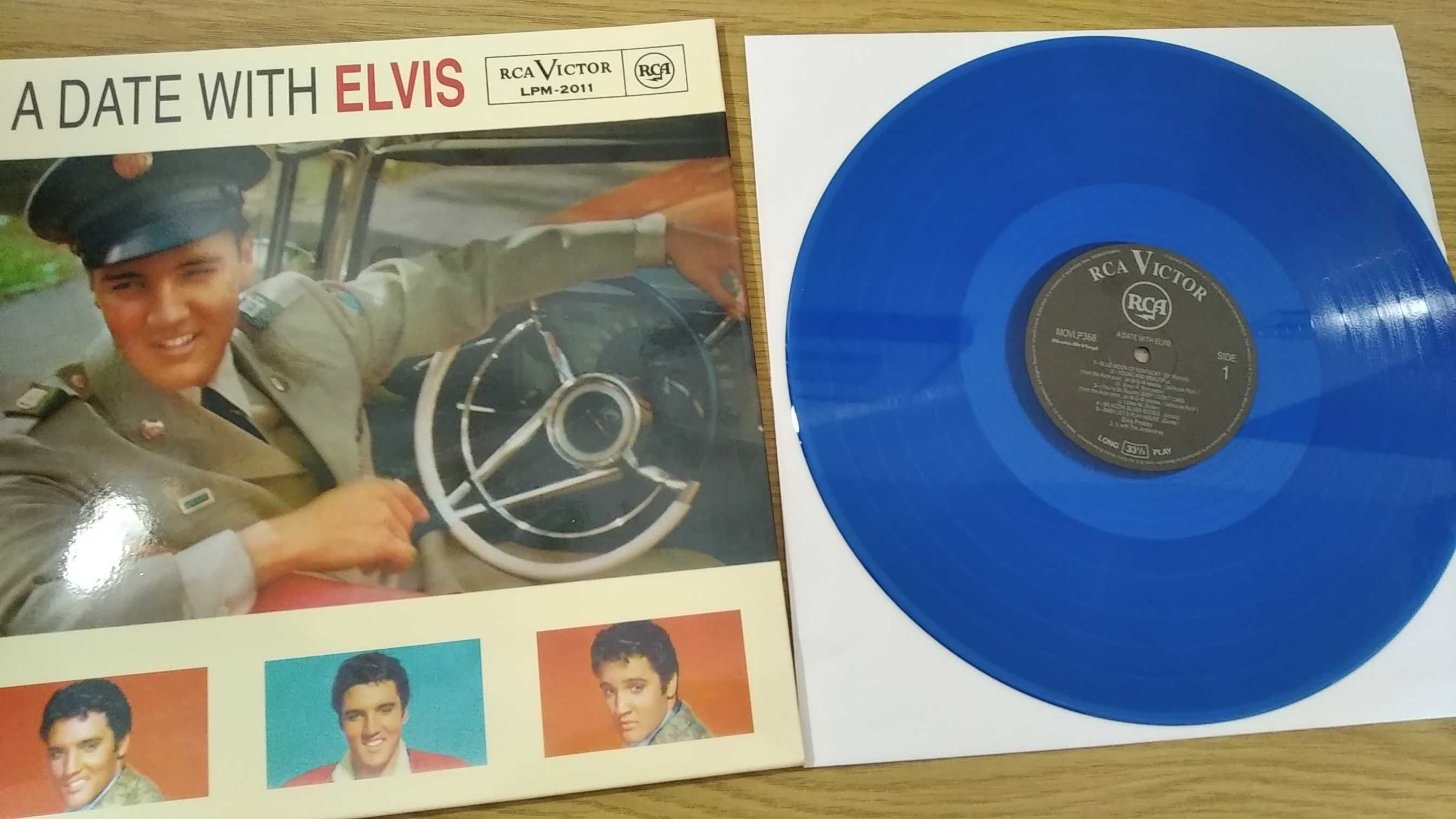 Winyl A Date With Elvis reedycja NM