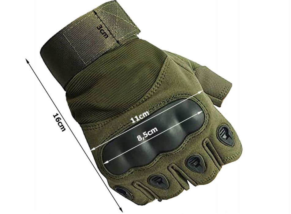 Rękawiczki bojowe-ochronne czarne XL