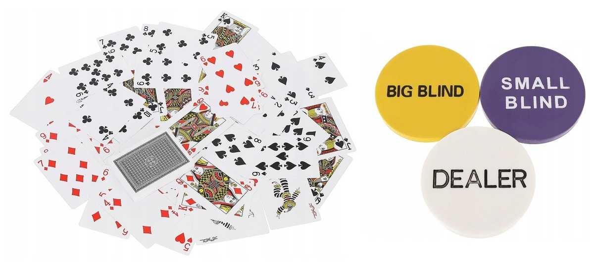 Poker Zestaw do Pokera 300 Żetonów Texas Walizka * Video-Play