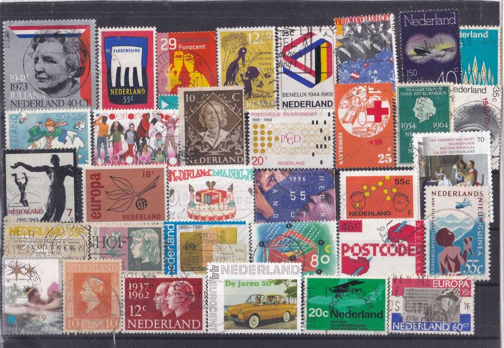 Selos (100) - [Bélgica, Espanha, França, Holanda, Hungria, Roménia, ]