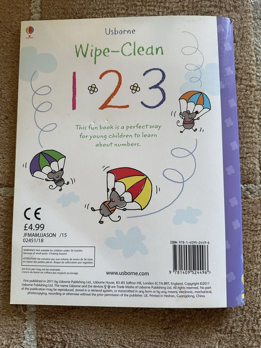 Livro para criancas apreenderem os numeros