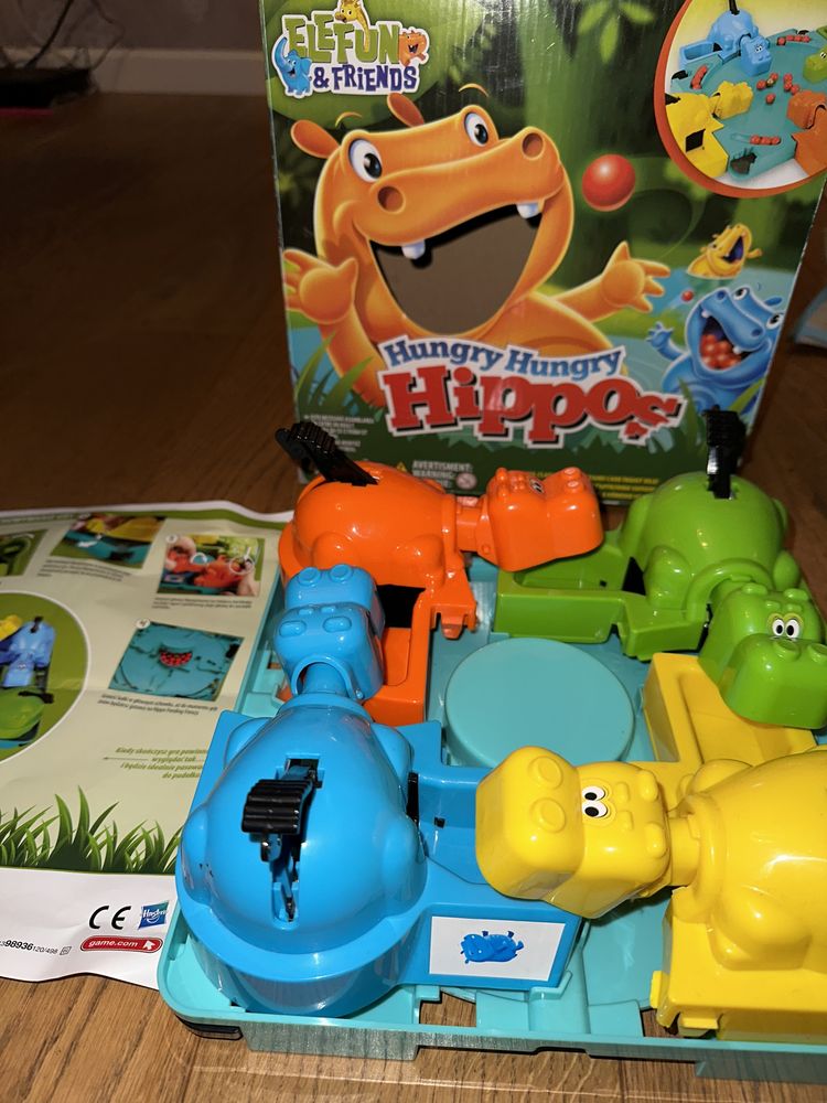 Gra Głodne Hipopotamy, Hungry Hippos, 4+, Hasbro