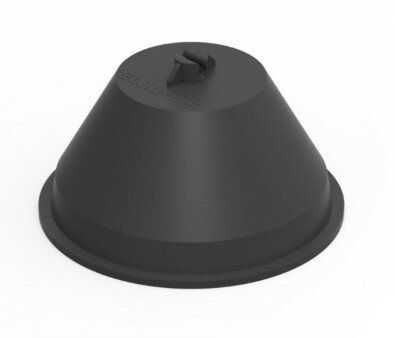 Uchwyt betonowy w tworzywie i złącze krzyżowe 4-otworowe (kpl 4szt)