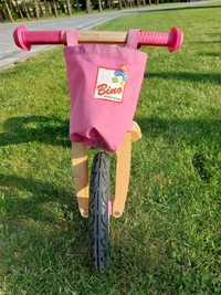 Biegowy drewniany rower dla dziecka