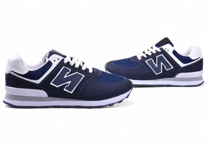 Buty Męskie Adidasy Sportowe Sneakersy Z Balance siatka navy M6-2 r.46