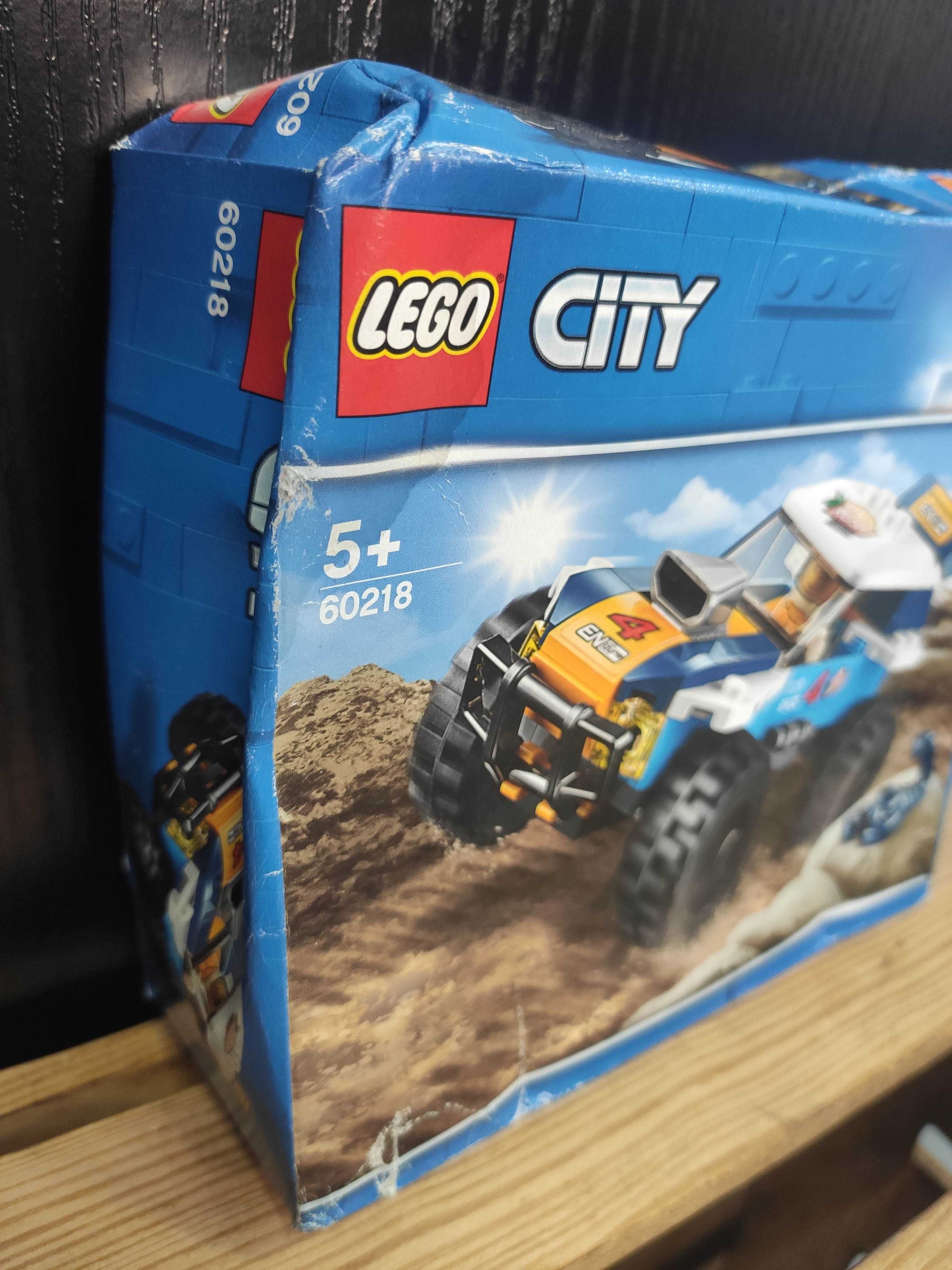 Klocki Lego City 60218 Pustynna wyścigówka Uszkodzone opakowanie