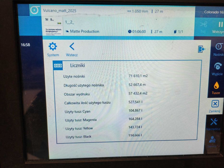 Drukarka ploter uv canon colorado 1650