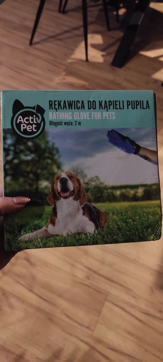 Rękawica do mycia kąpieli psa