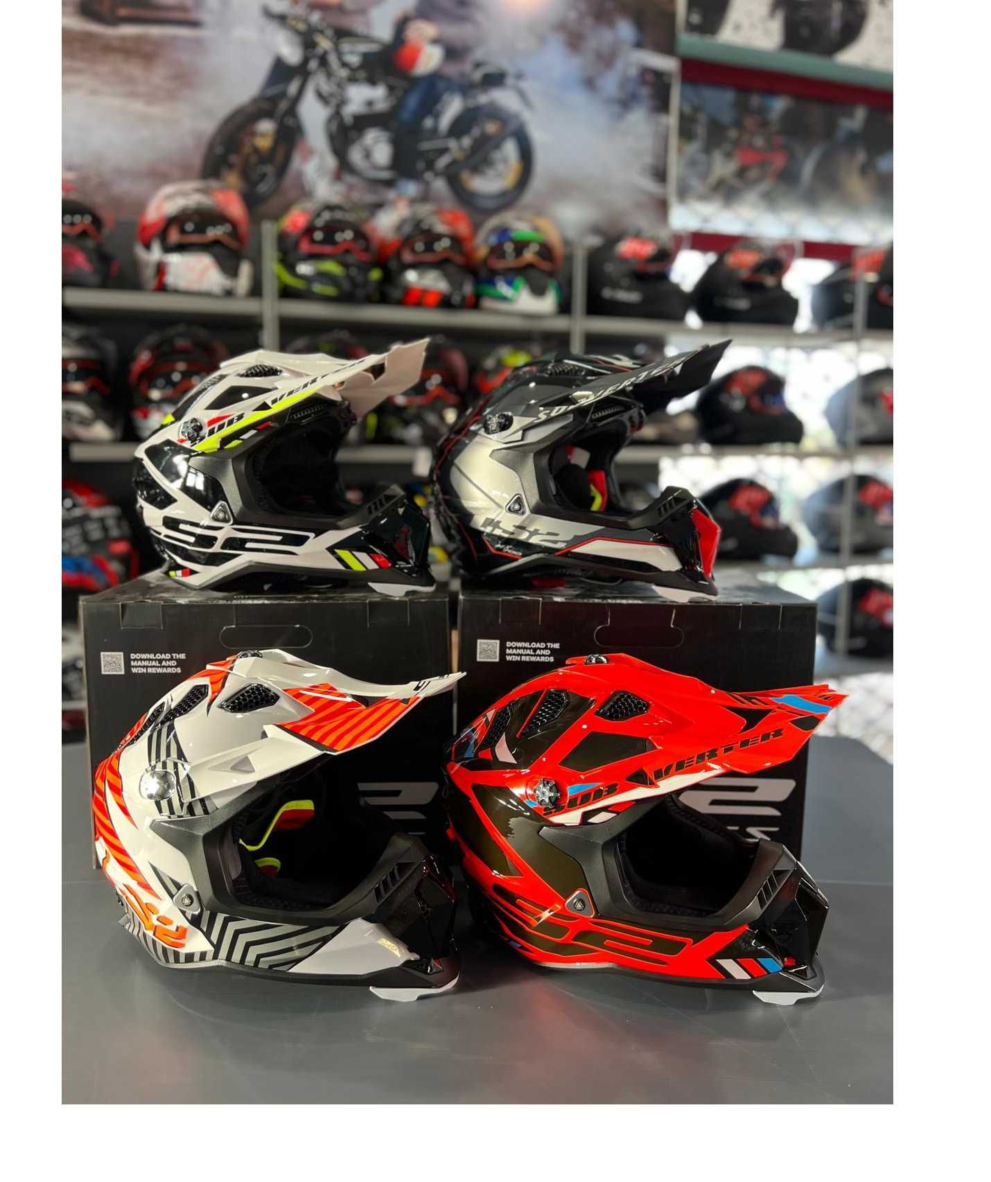 Capacete cross /enduro LS2 MX700 Subverter - Redução de Preço