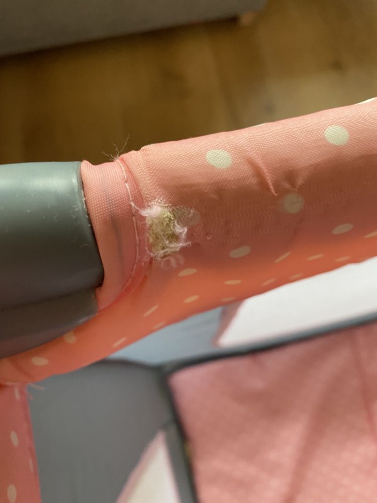 Milly Mally Łóżeczko-Kojec Dla Niemowląt Fun Pink Bear