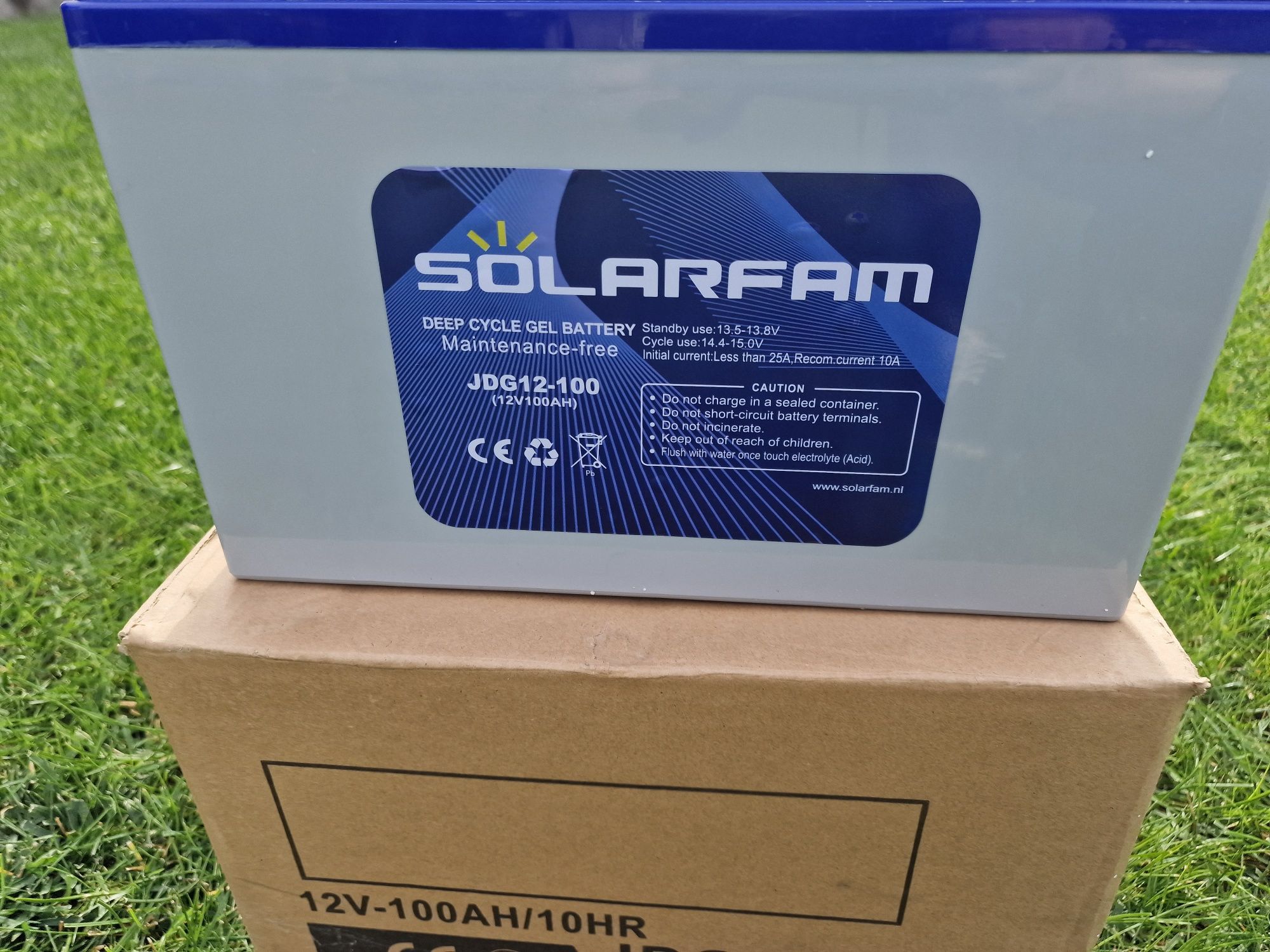 Аккумулятор SolarFam, GEL 12В 100ah