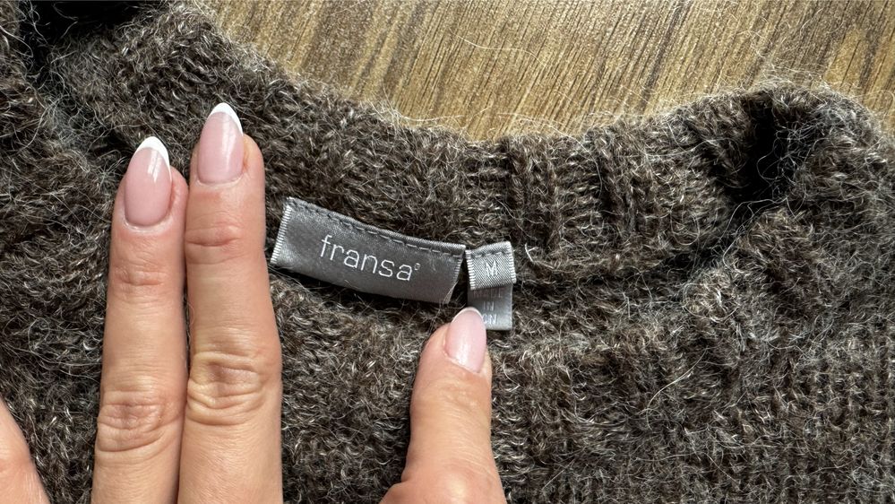 Massimo dutti, fransa, zara sweter M