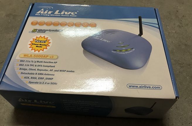 AP Access Point bridge Router cliente Wi-Fi Airlive WLA-5000AP