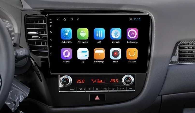 Auto Radio Mitsubishi Outlander 3  2 Din Ano 2018 até 2021