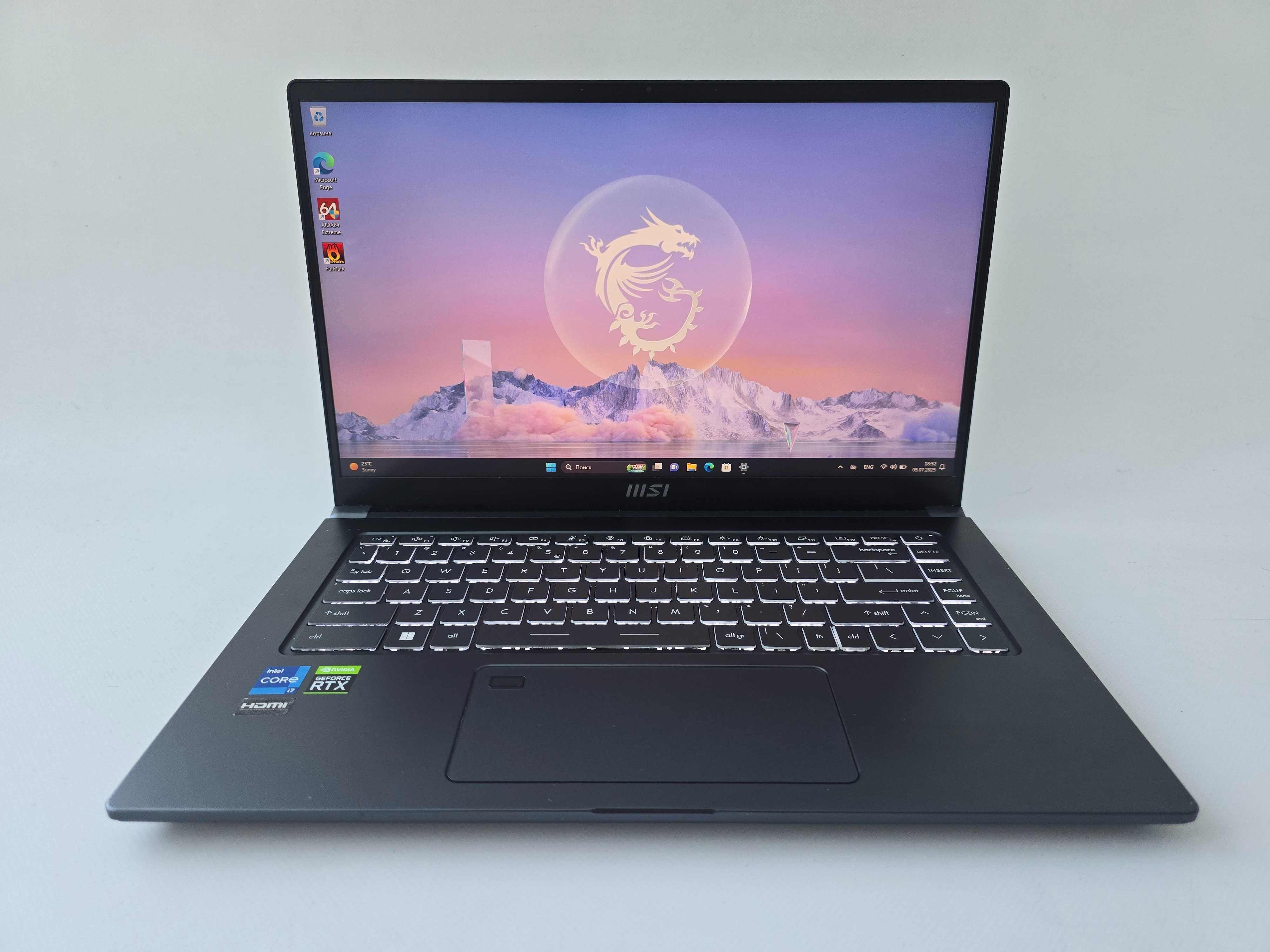 MSI Prestige 15 A12UD I7 1260P/RTX 3050TI/RAM 16GB/SSD 256GB/WIN 11