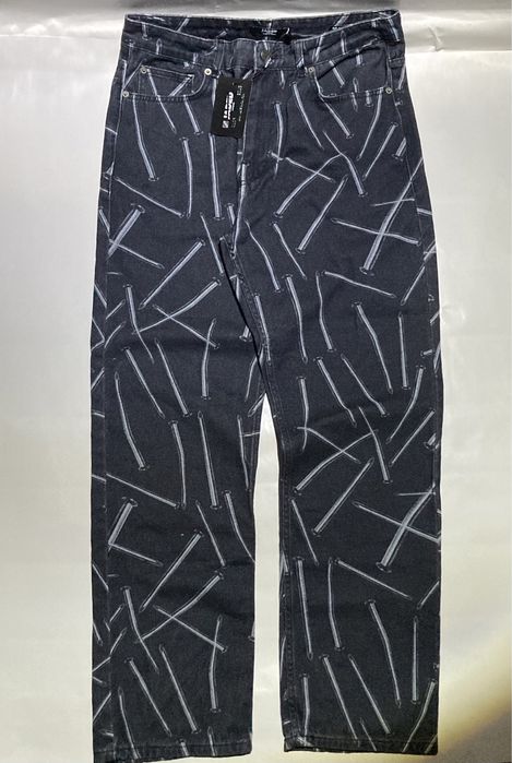 Jaded London nail print jeans new(нові з бірками)(sk8,skate,rap)