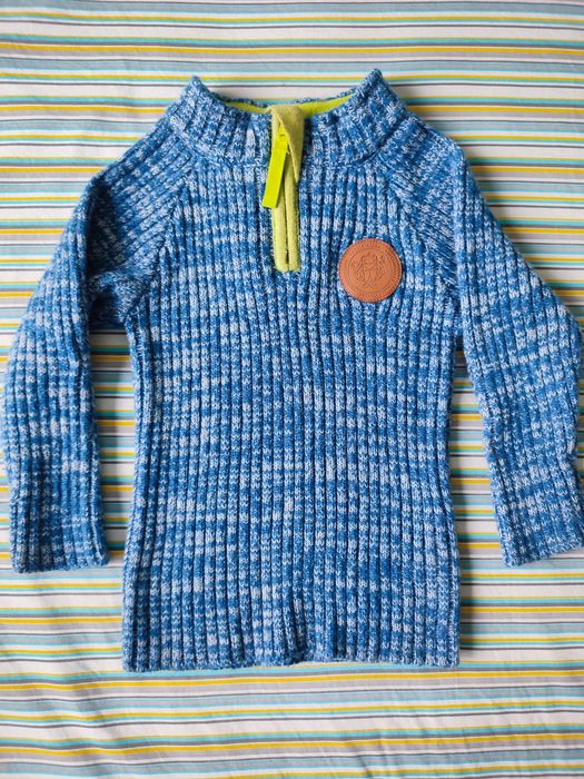 Sweter merino akryl 86/92 vossatassar
