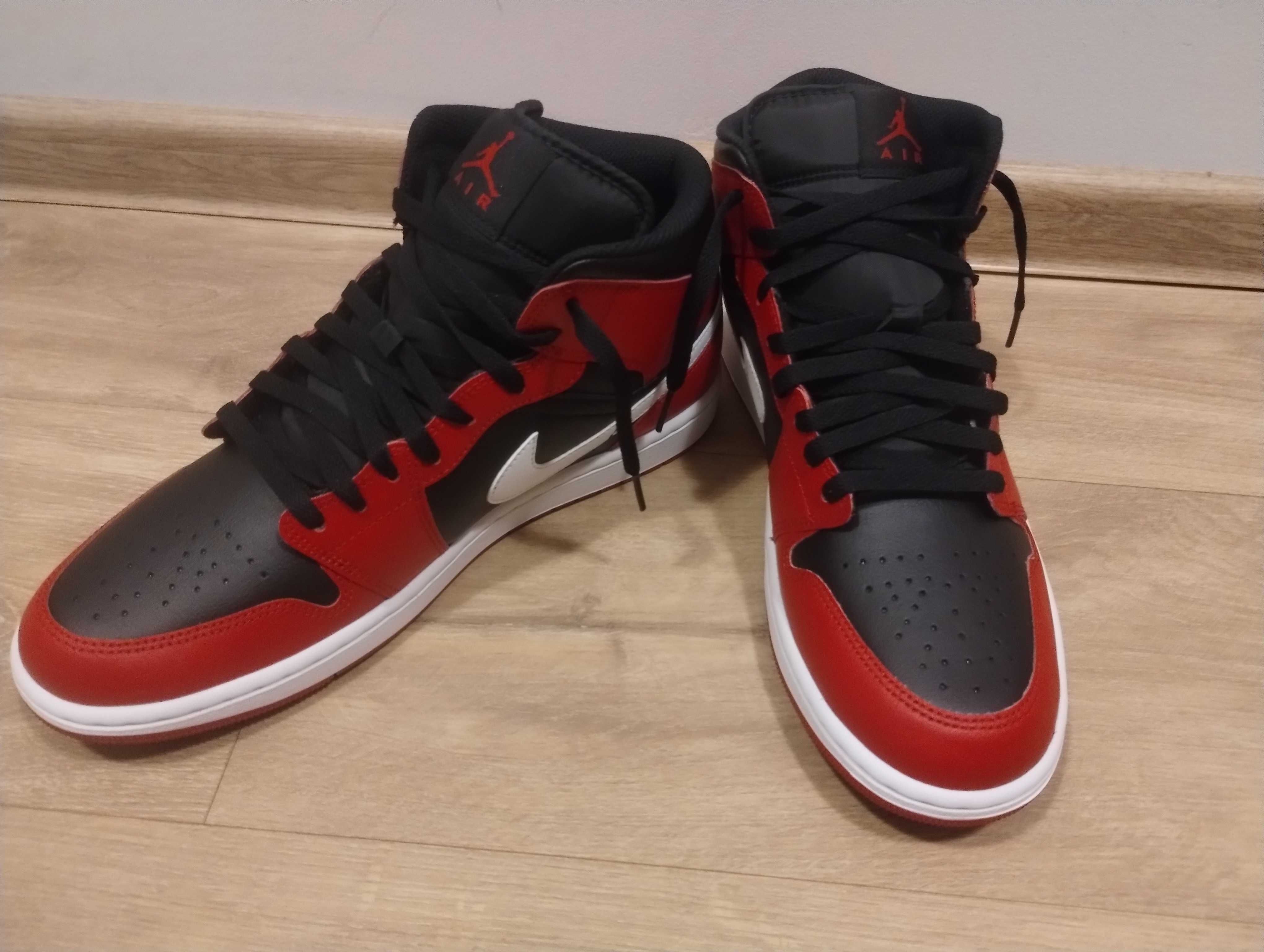 Nike Air Jordan 1 Mid black-white/gym-red