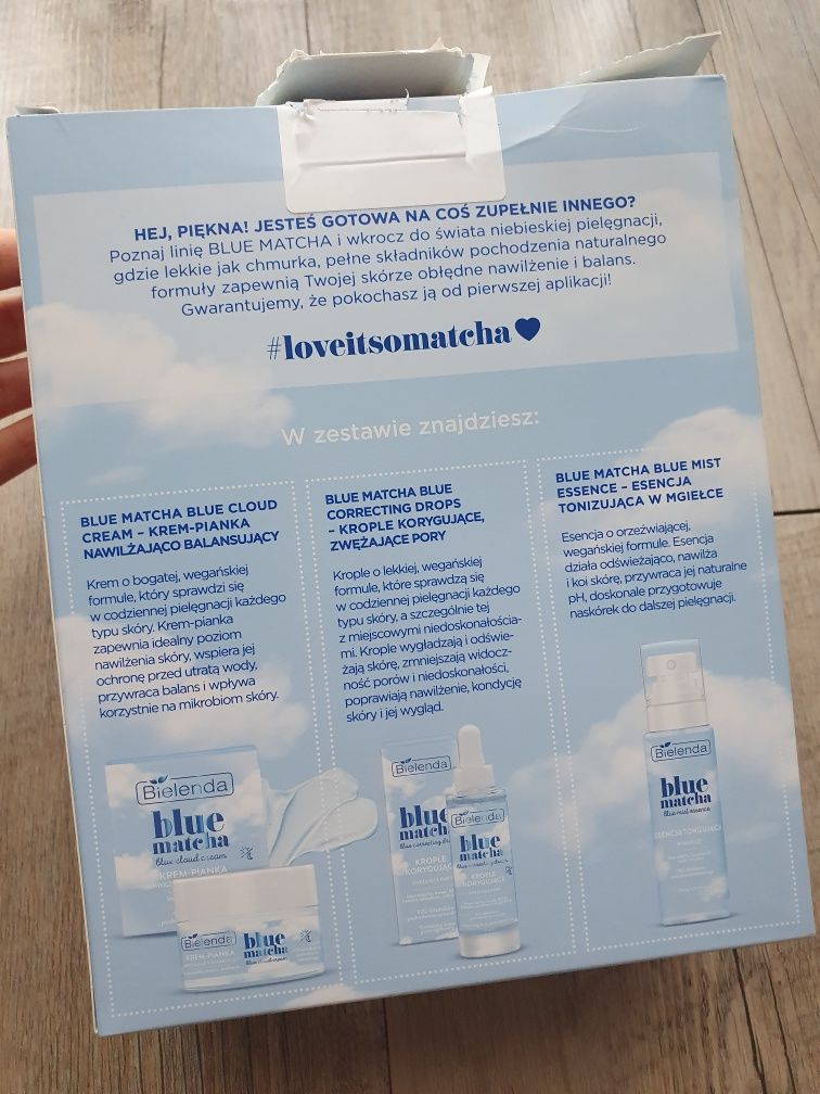 Zestaw kosmetyków Bielenda Blue Matcha nowy