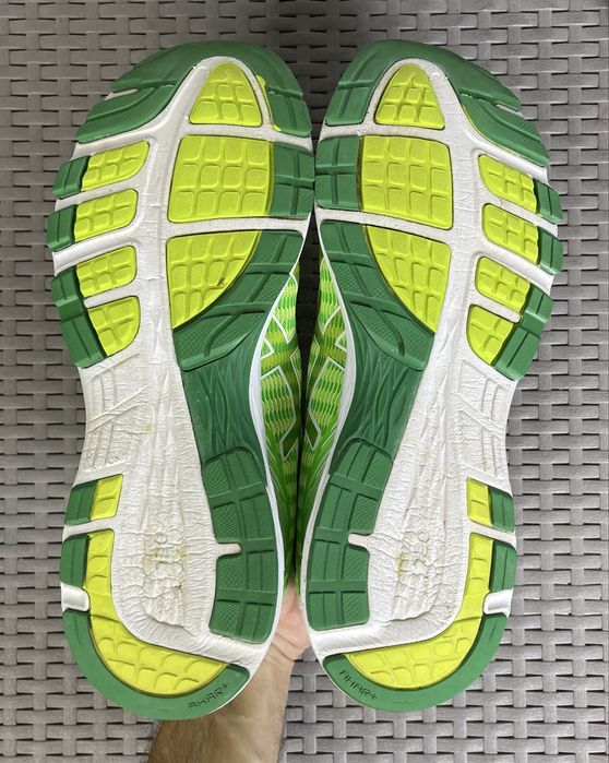 ASICS Dyna Flyte кроссовки 44 размер спортивные салатовые оригинал
