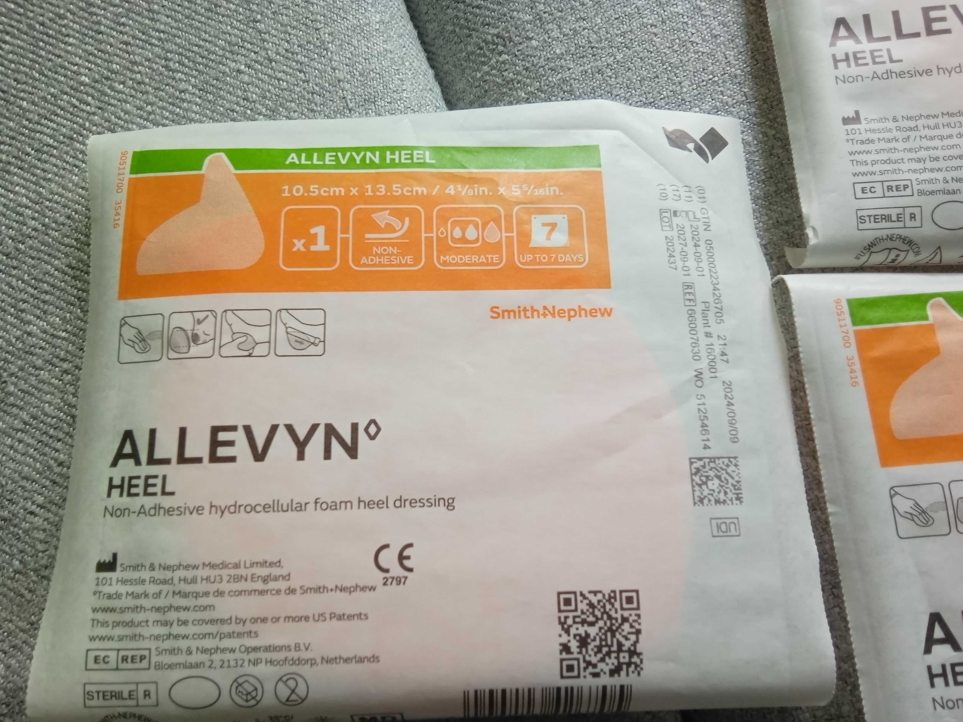 Plastry opatrunkowe Allevyn Heel na pięty 3 szt