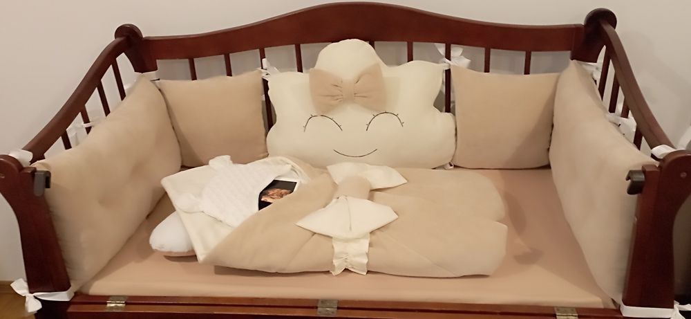 Набір у дитяче ліжечко + кокон