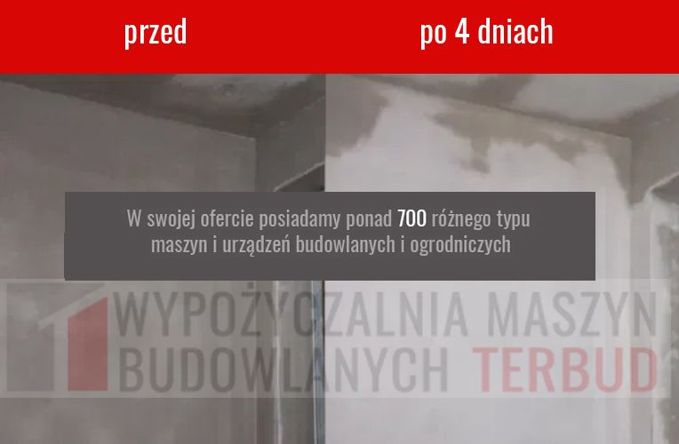 Osuszacz powietrza przemysłowy. Nagrzewnice, wentylatory. Pompy i in.